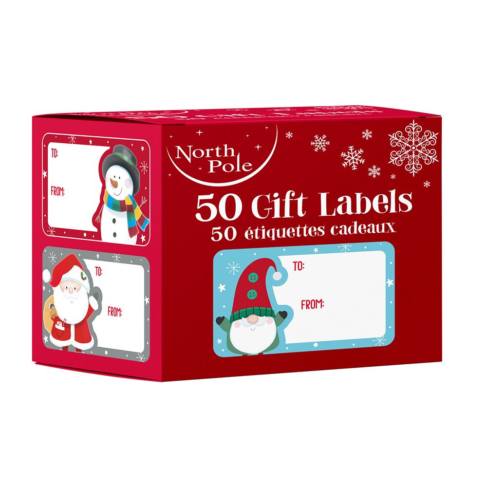 Eurowrap Gift Labels - 50 Pc Set