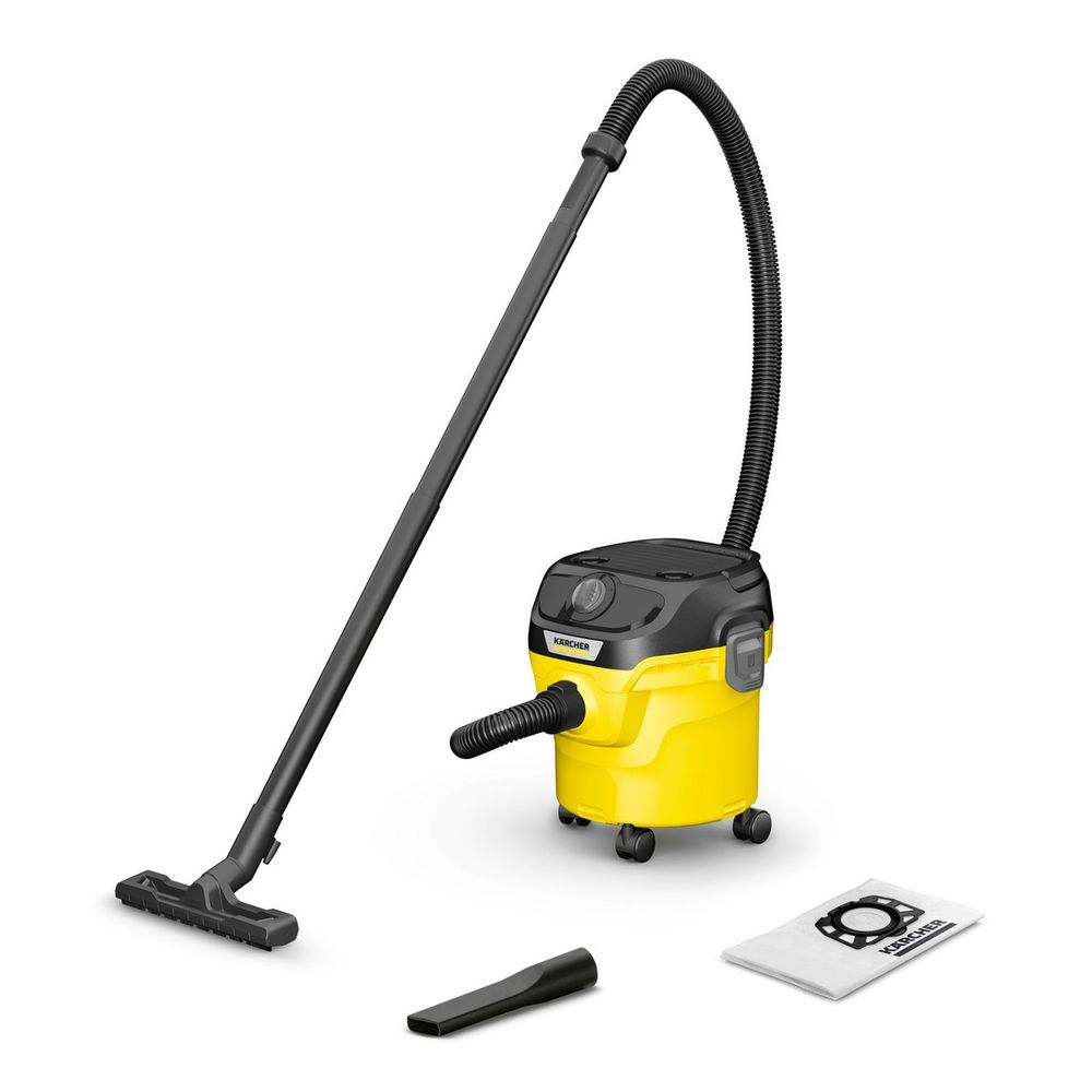Karcher - Wet And Dry Canister Vacuum Cleaner KWD 1 W V-12/2/18 - Yellow