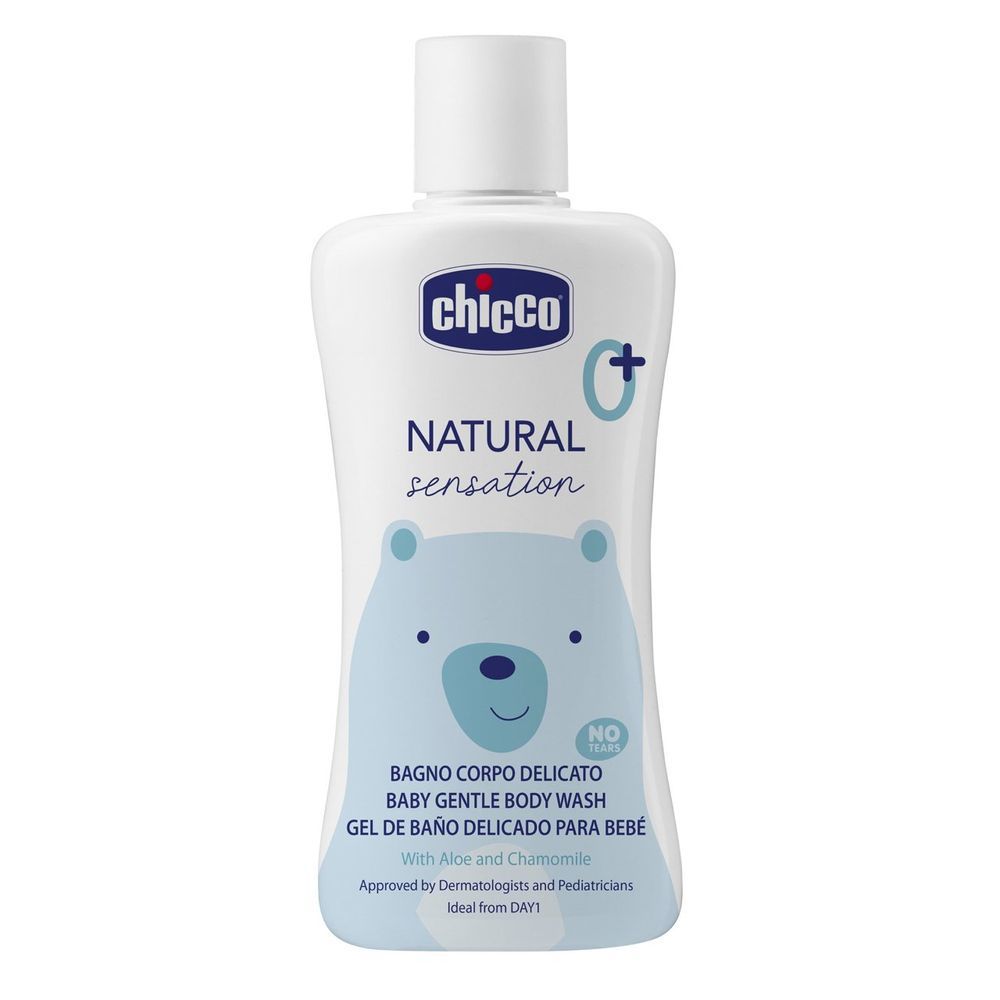 Chicco - Natural Sensation No Tears Gentle Baby Body Wash - 200ml