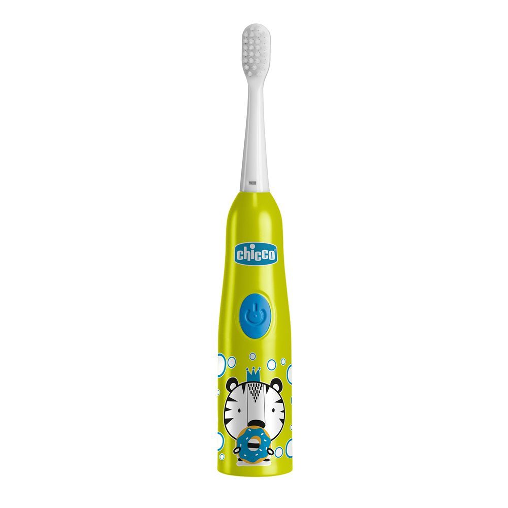 Chicco - Tiger Electric Toothbrush - Yellow