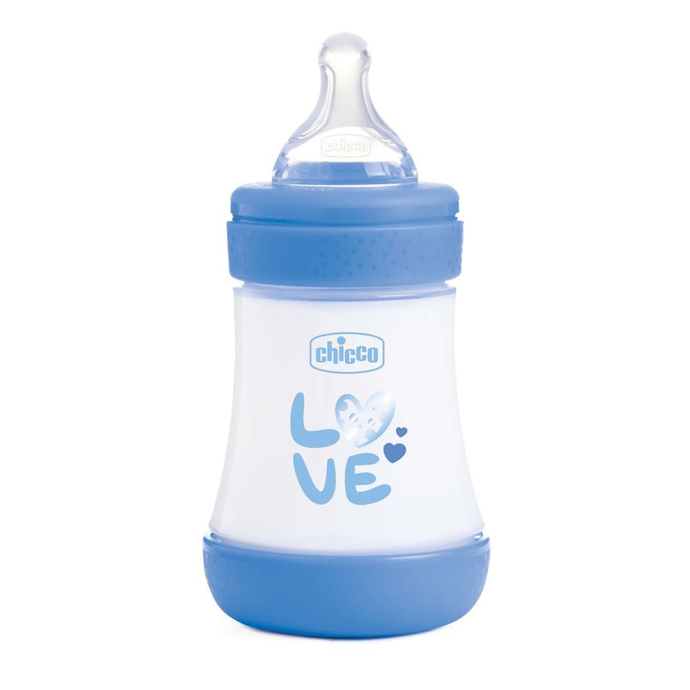 Chicco - Perfect 5 Anti Colic Feeding Bottle - 150ml - Blue