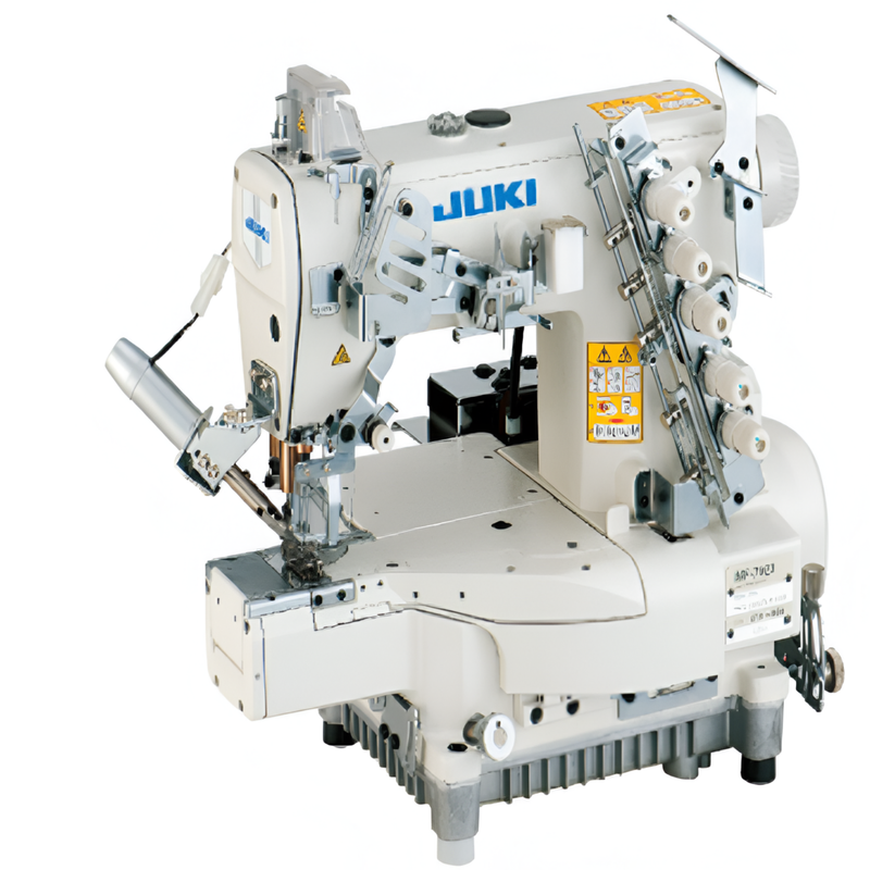 Juki - MF-7923-U11-B56 3 Needle Cylinder Bed Flat Lock Universal Type Machine 550W With Table Stand