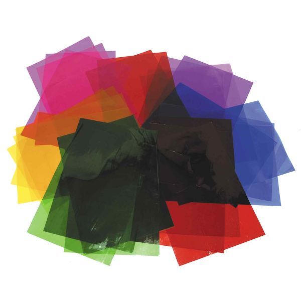 Scola - Clear Wrap Sheets - Color May Vary - 48 Pcs