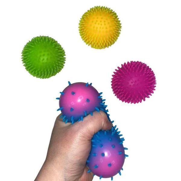 Playlearn - Spikey Stress Relief Ball - 4 Pcs