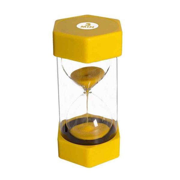 Playlearn - Sand Timer - 3 Min - Yellow