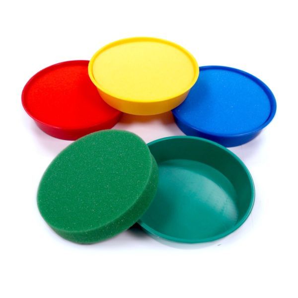 Major Brushes - Round Sponges & Bowls - 4 Pcs