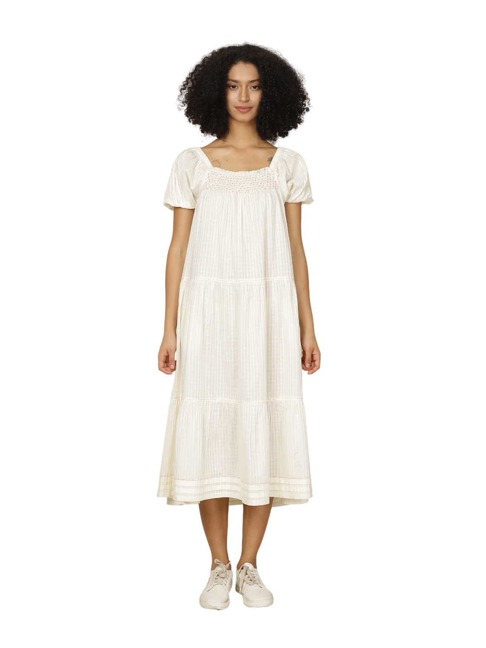 Jhurmut - Women's Ethereal Muse Dress - White