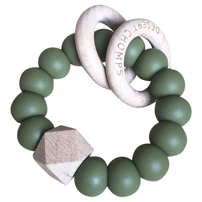 Desert Chomps - Autumn Collection Teether - Olive Green