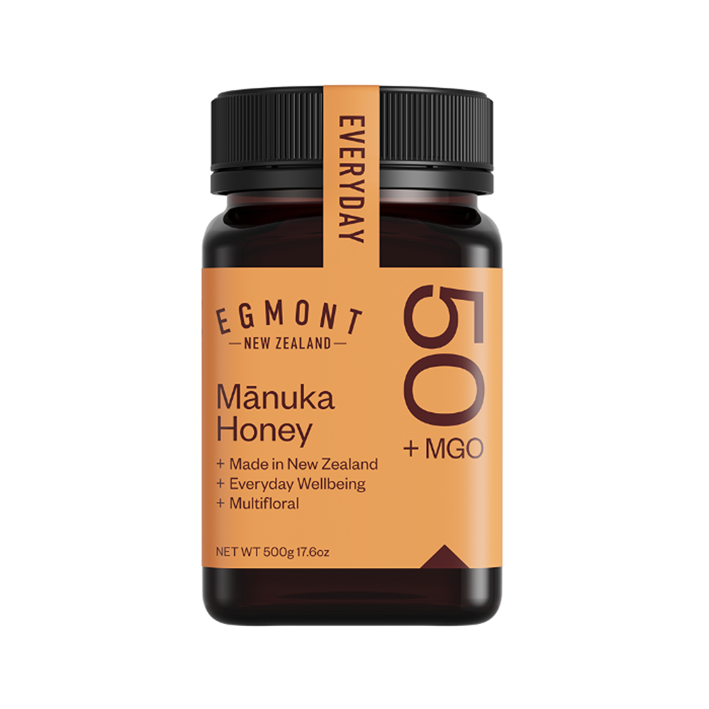 Egmont Honey - Raw Manuka Multifloral Honey - 50+ MGO - 500 gm