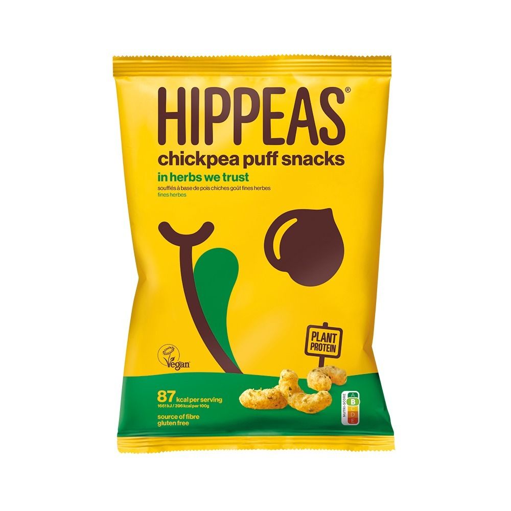 Hippeas - Chickpea Puff Snacks - Herbs We Trust - 78 gm