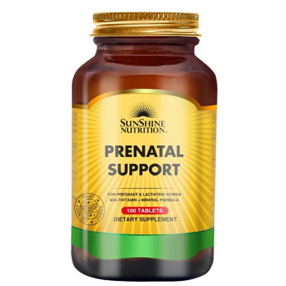Sunshine Nutrition - Prenatal Support Dietary Supplement Tablets - 100's