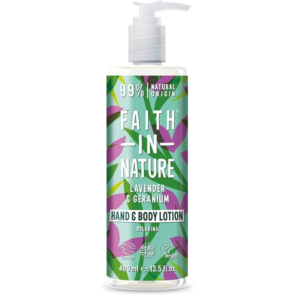 Faith in Nature - Hand And Body Relaxing Lotion - Lavender & Geranium - 400 ml