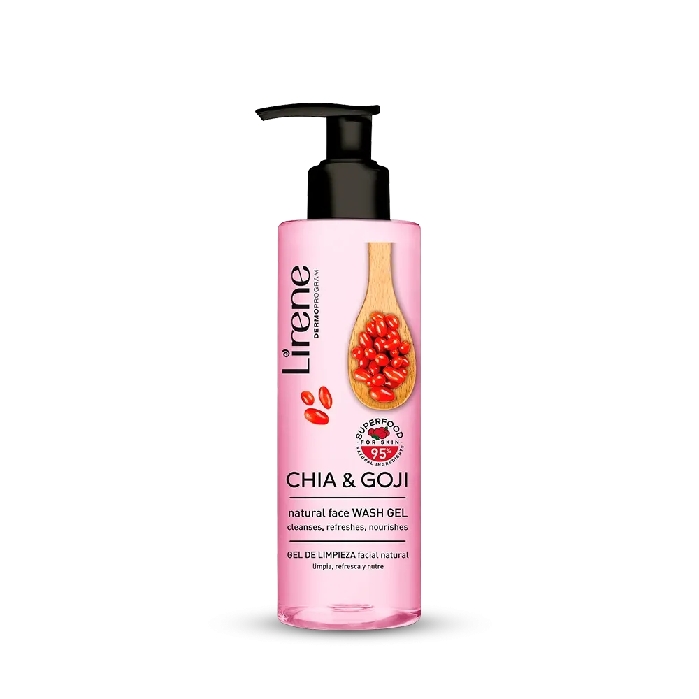 Lirene - Chia & Goji Natural Face Wash Gel 190ml