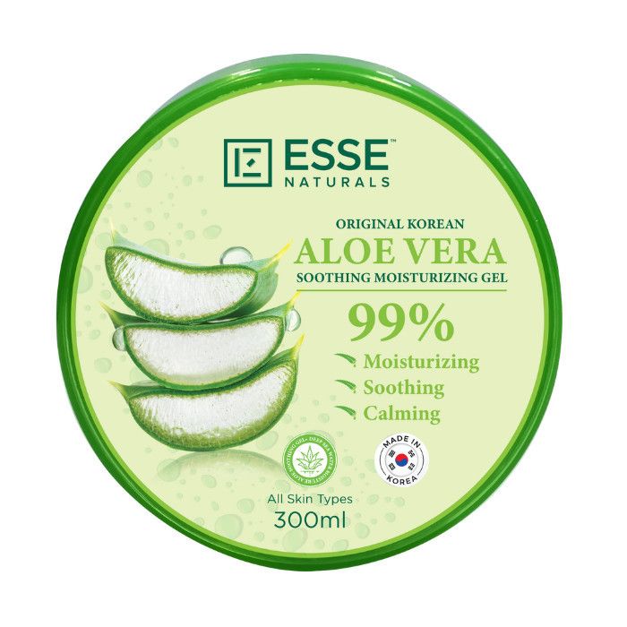 Essentialz - Naturals Original Korean Aloe Vera Soothing Moisturising Gel - For All Skin Types 300ml