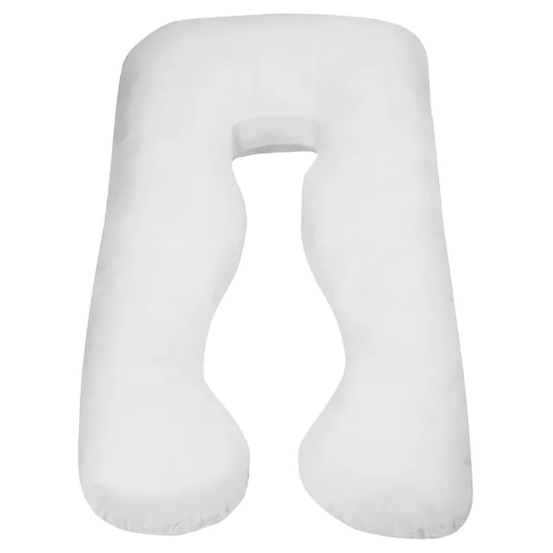 Blooming Blossom - U Shape Full Body Pregnancy Pillow - White