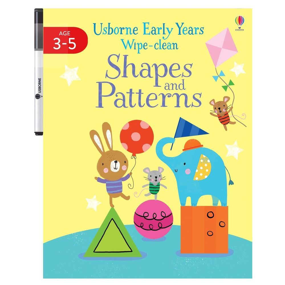 Early Years Wipe-Clean Activity Book - Shapes & Patterns