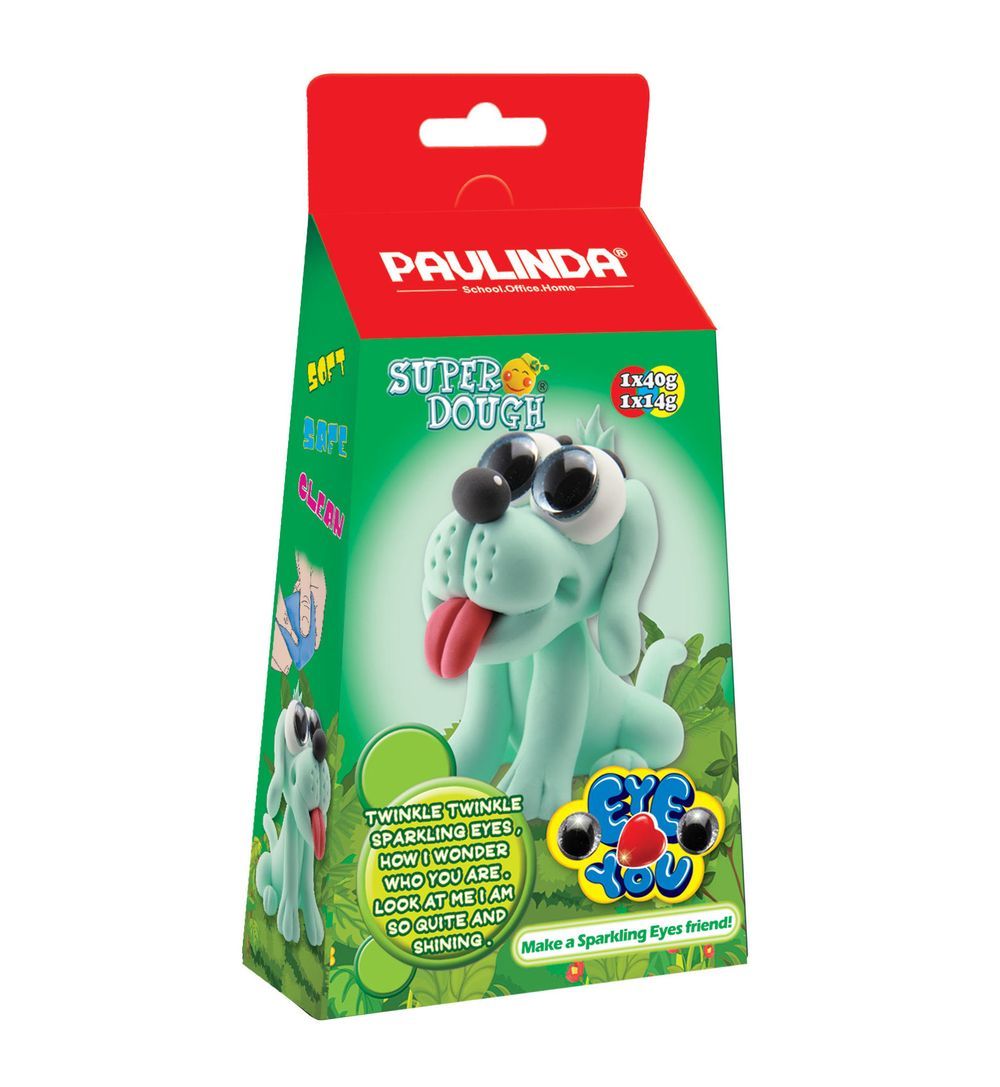 Paulinda - Sparkling Eye Super Dough - Green - 54 gm