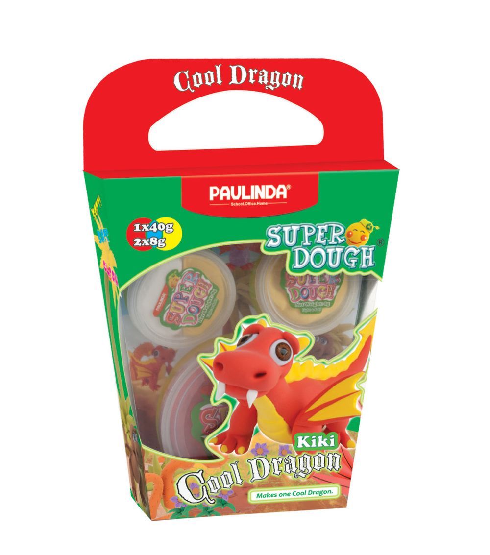 Paulinda - Cool Dragon Kiki Super Dough Kit