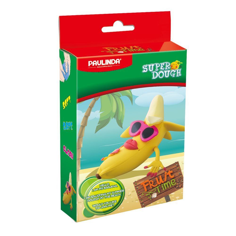 Paulinda - Fruit Time Banana Super Dough Kit