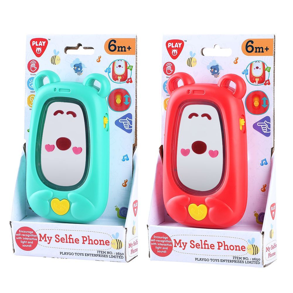 PlayGo - Battery Operated My Selfie Phone - Color May Vary - 1 Pc