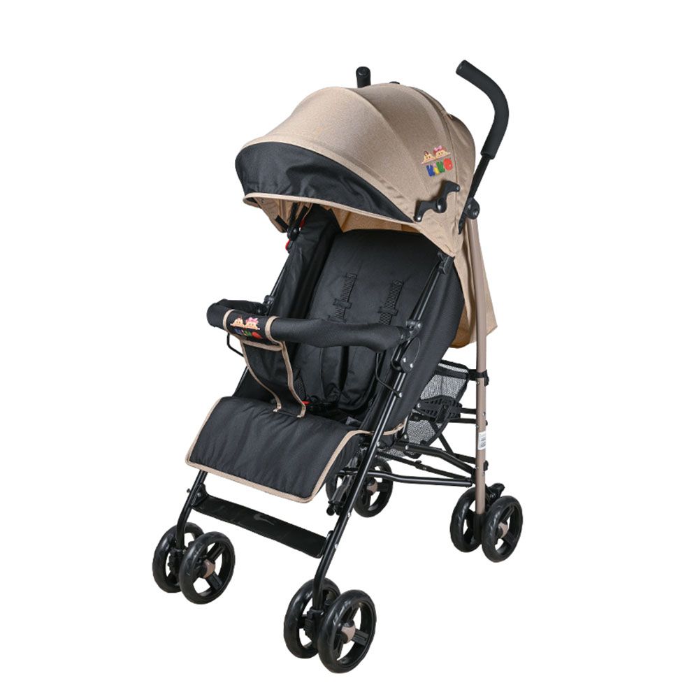 Kiko - 8 Wheels Comfortable Lightweight Stroller - Beige