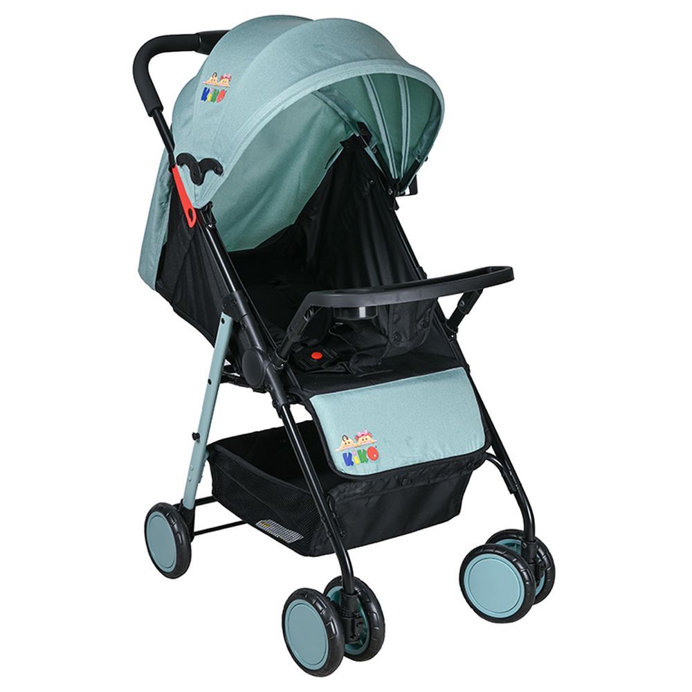 Kiko - 6 Wheels Comfortable Baby Stroller - Blue