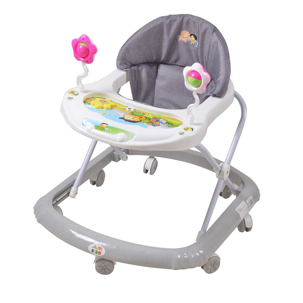 Kiko - 2009 Baby Walker With Toys - Grey