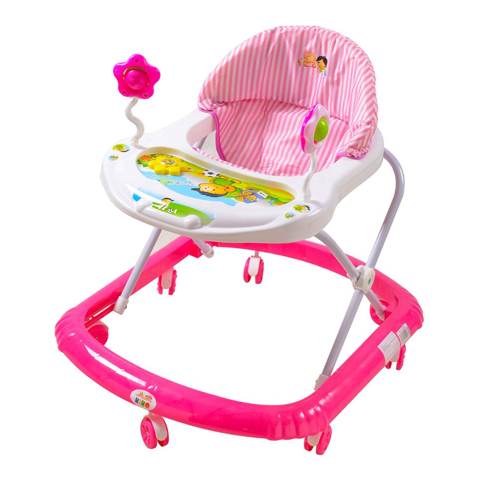 Kiko - 2009 Baby Walker With Toys - Pink