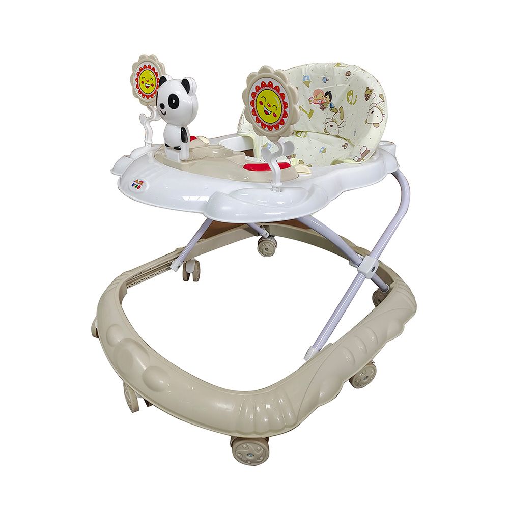 Kiko - 2010 Baby Walker With Toys - Beige
