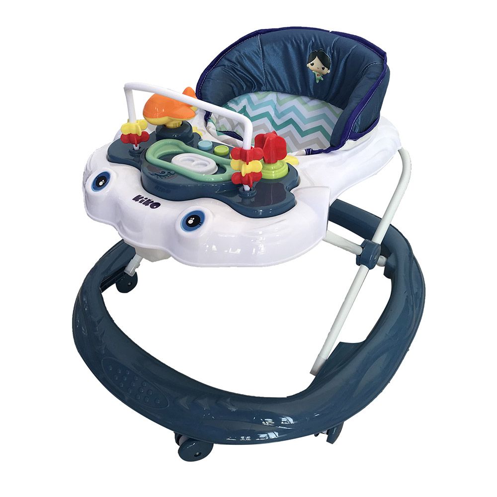 Kiko - 2300 Baby Walker With Toys - Blue