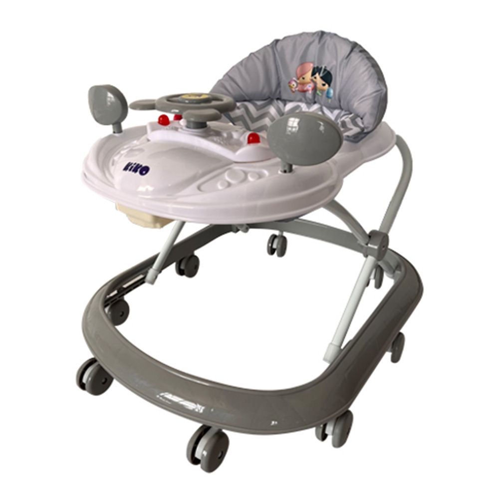Kiko - 3004 Baby Walker With Toys - Grey