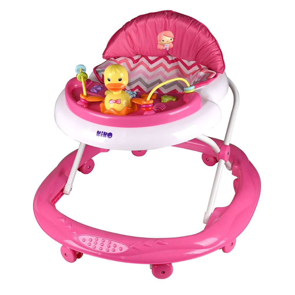 Kiko - Baby Walker With Toys 3078 - Pink