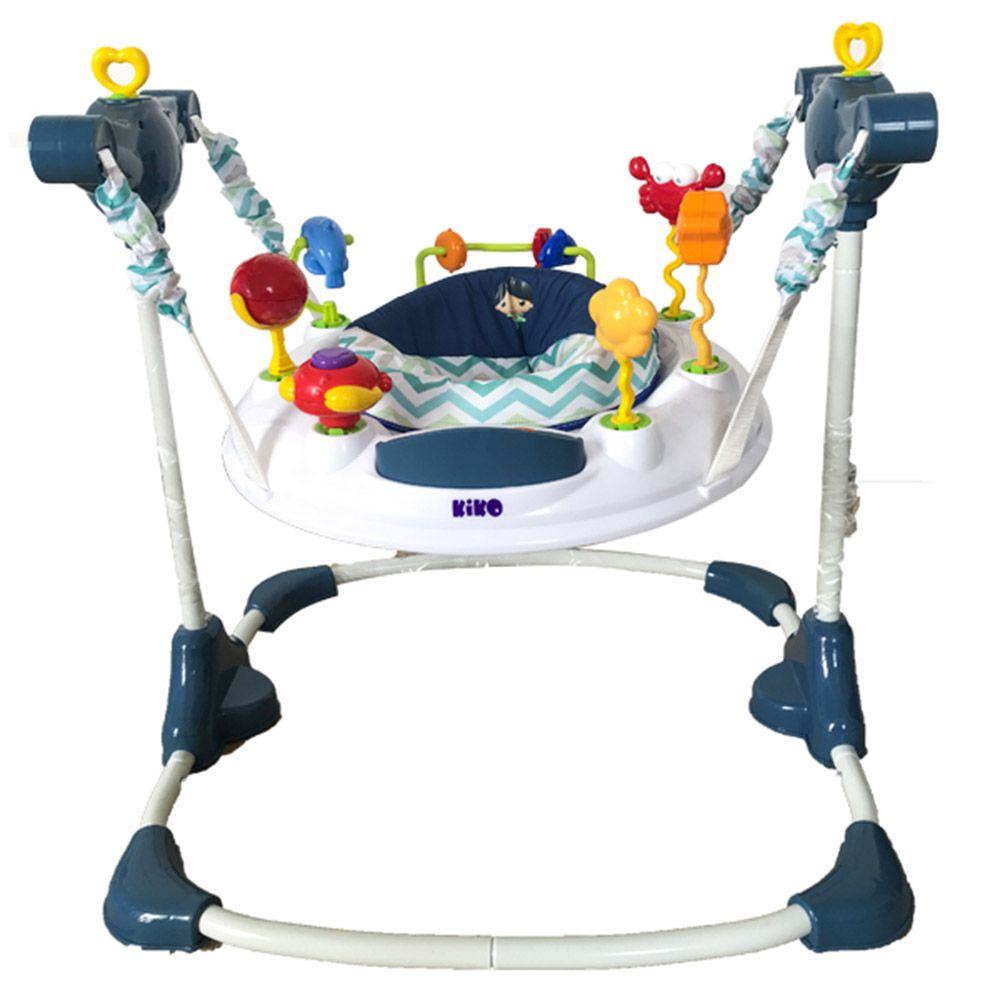 Kiko - Baby Jumper With Toys - Blue