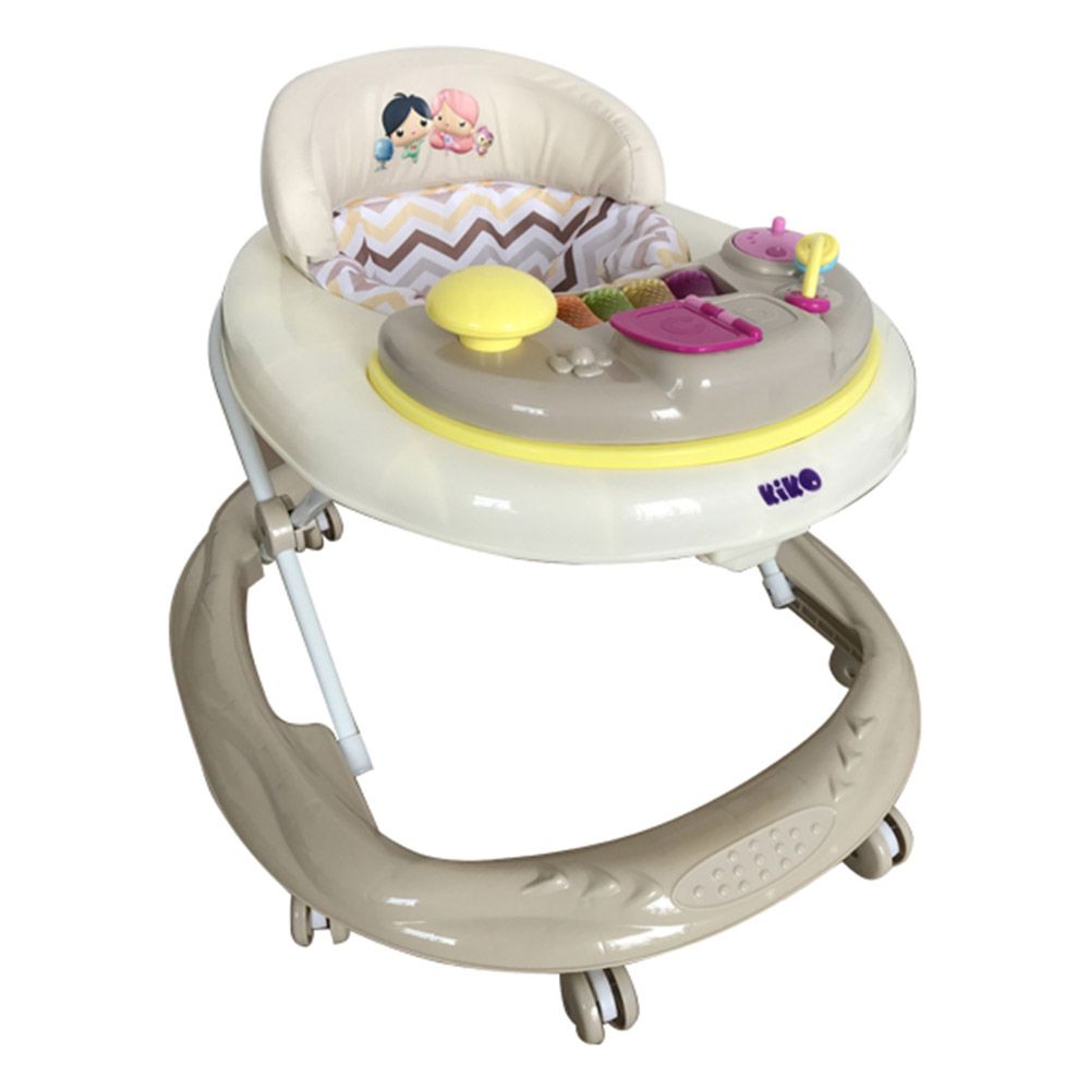Kiko - 3090 Baby Walker With Toys - Beige