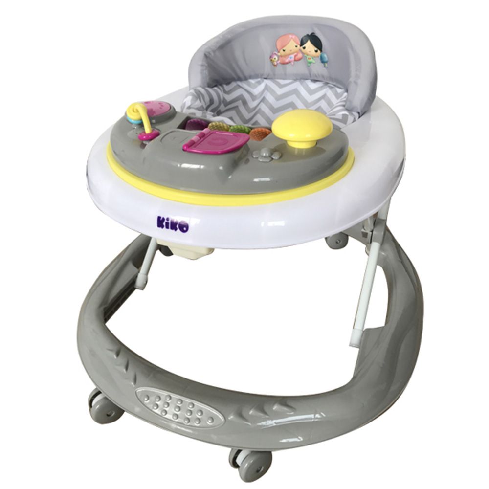Kiko - 3090 Baby Walker With Toys - Grey
