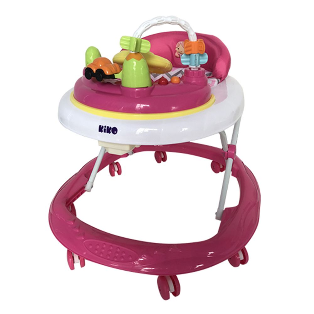 Kiko - 3091 Baby Walker With Toys - Pink