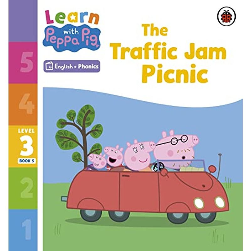 Learn With Peppa Pig Level 3 Book 5: The Traffic Jam Picnic Phonics Reader