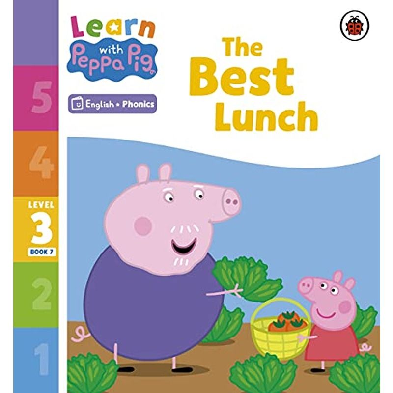 Learn With Peppa Pig Level 3 Book 7: The Best Lunch Phonics Reader