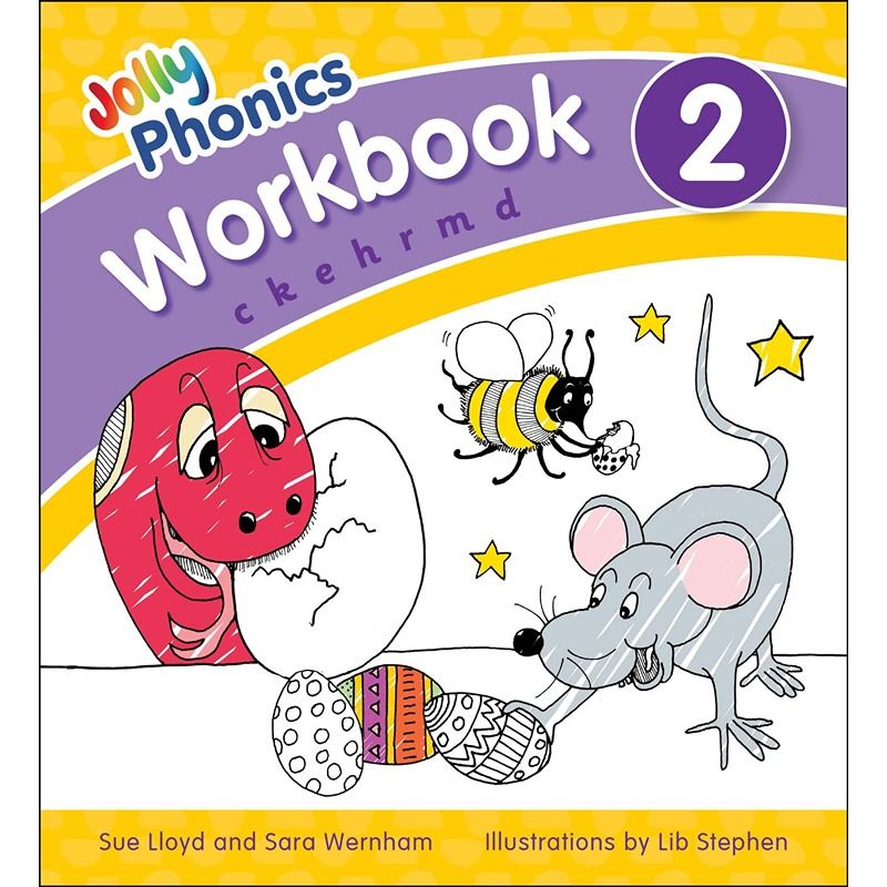 Jolly Phonics Workbook 2 In Precursive Letters - British English Edition