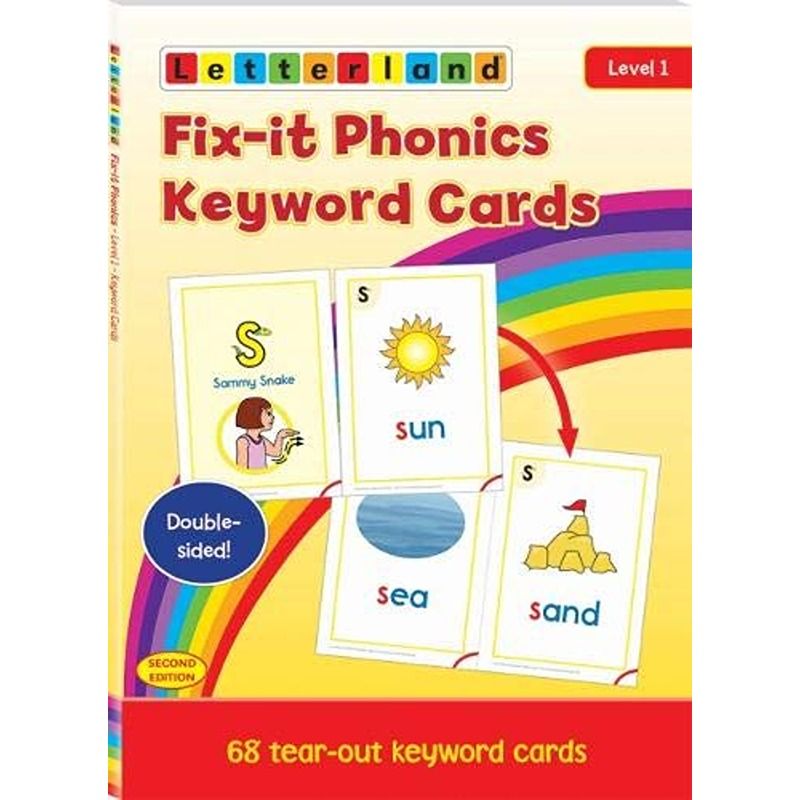 Fix-It Phonics Keyword Cards: Level 1 2nd Edition
