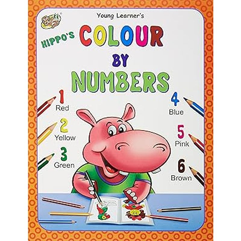 Hippo's Colour By Numbers