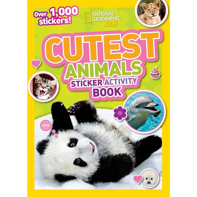 National Geographic Kids Cutest Animals Sticker Activity Book