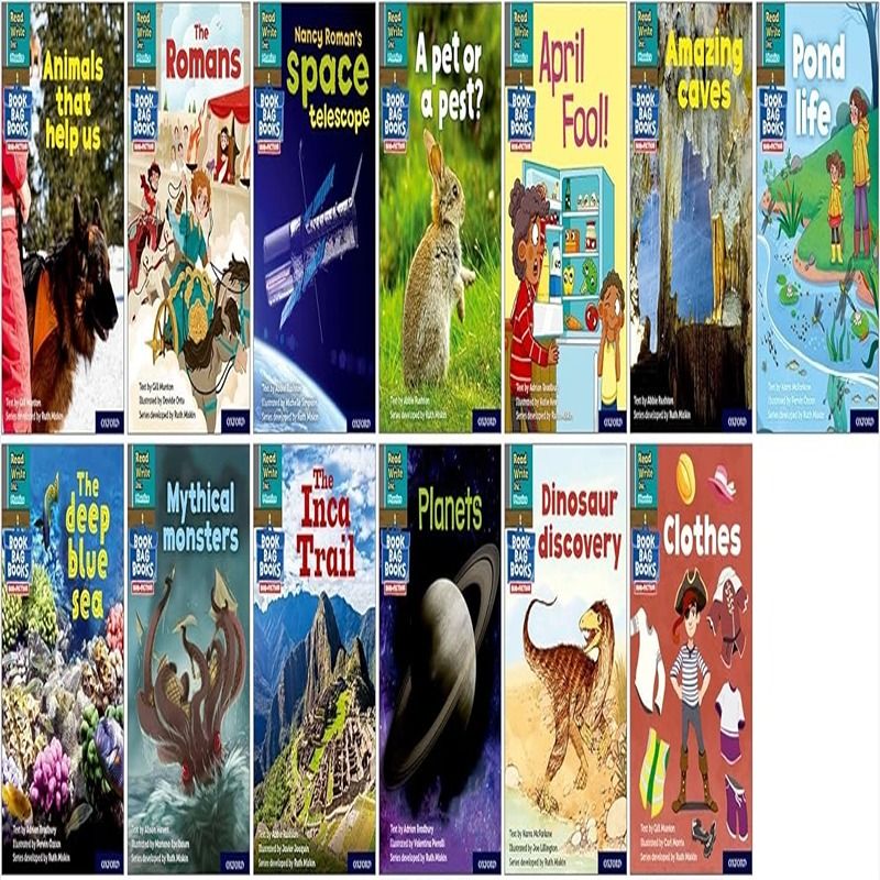 مجموعة كتب -Read Write Inc. Phonics Book Bag- - عبوة من 13 كتابًا