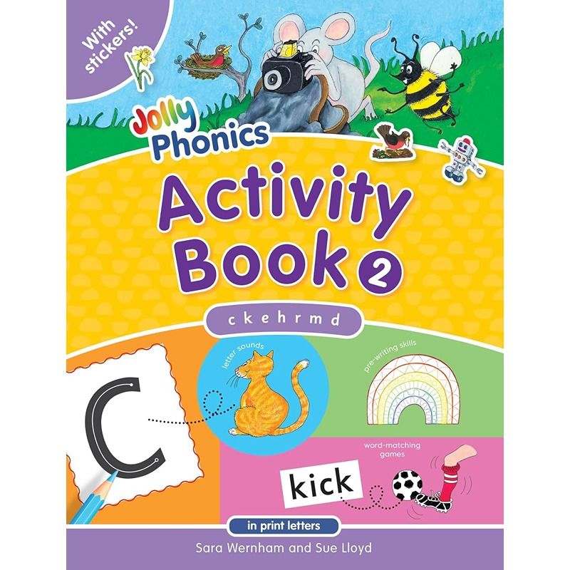 كتاب أنشطة جولي فونيكس ٢: الحروف المطبوعة - الطبعة الإنجليزية الأمريكية