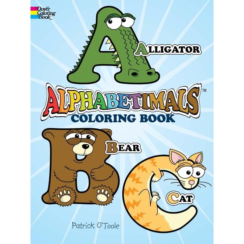 Alphabetimals Coloring Book
