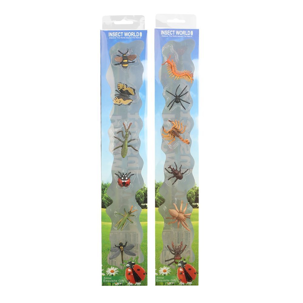 Galaxy Toys - Insect Toy Set - Design May Vary - Pack of 1 - 6 Pcs