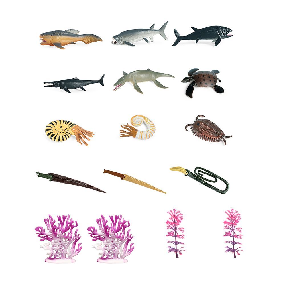 Galaxy Toys - Prehistoric Marine Toy Set - 16 Pcs