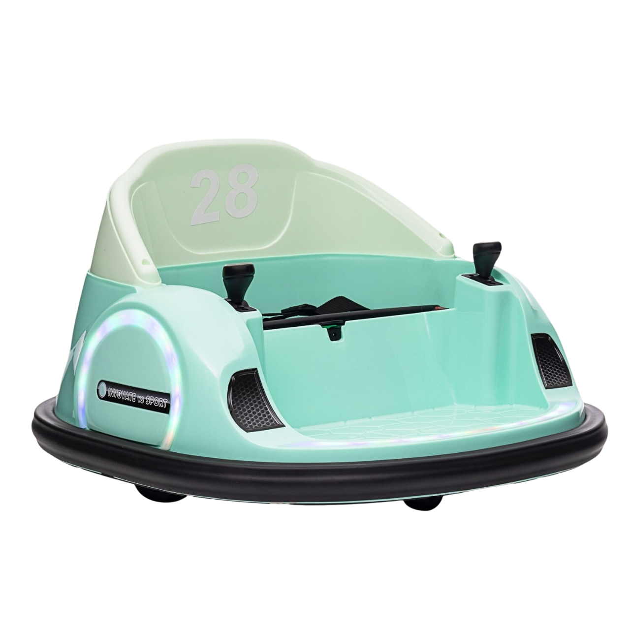 Amsham - Ride On Bumper Car With Remote Control 12 V - Green