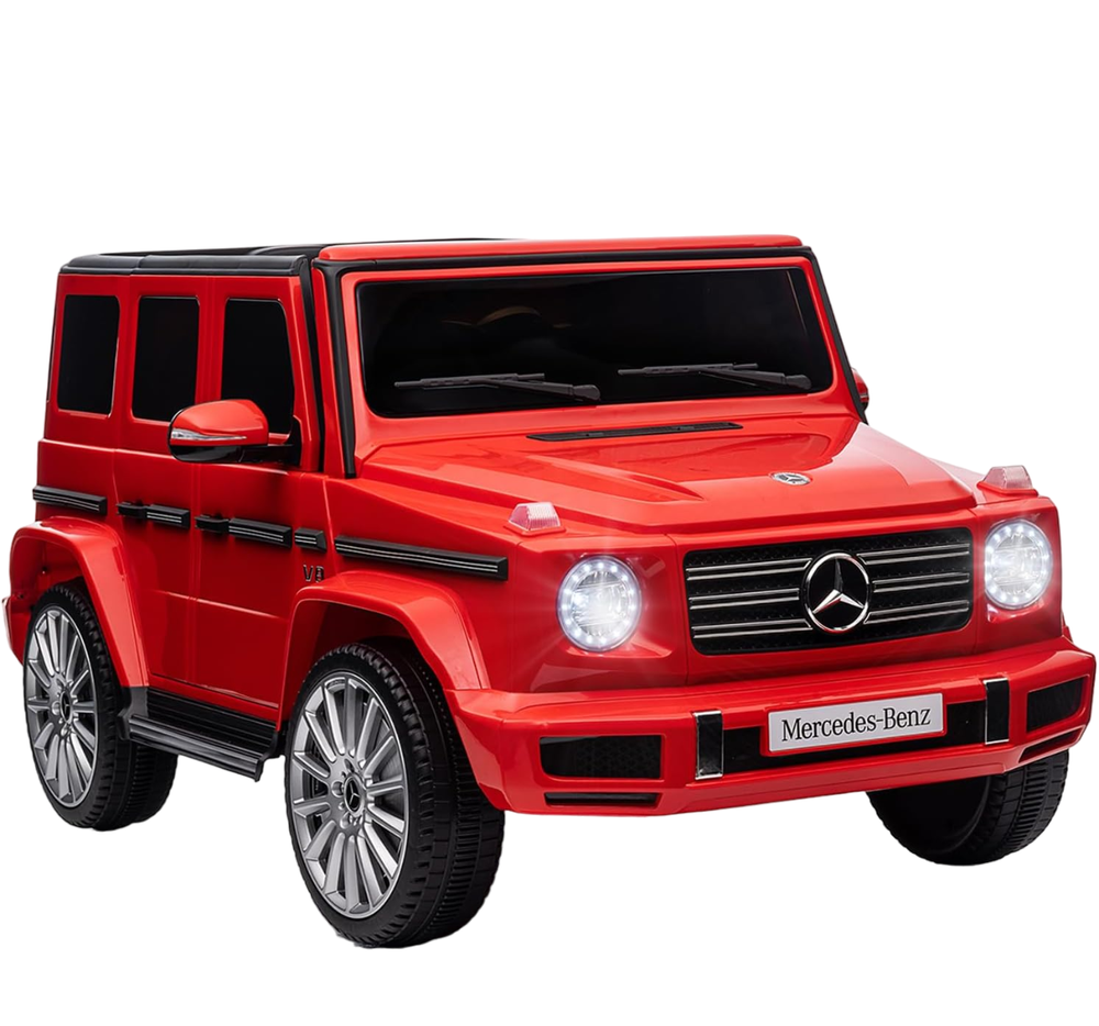 مرسيدس بنز - سيارة جيب كهربائية للأطفال G500 - أحمر