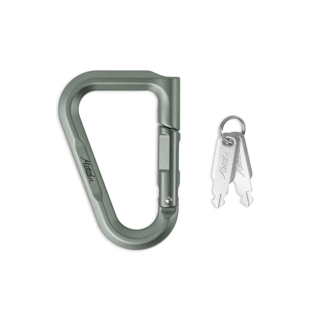 Matador - BetaLock Carabiner With 2 Keys - Shadow Green